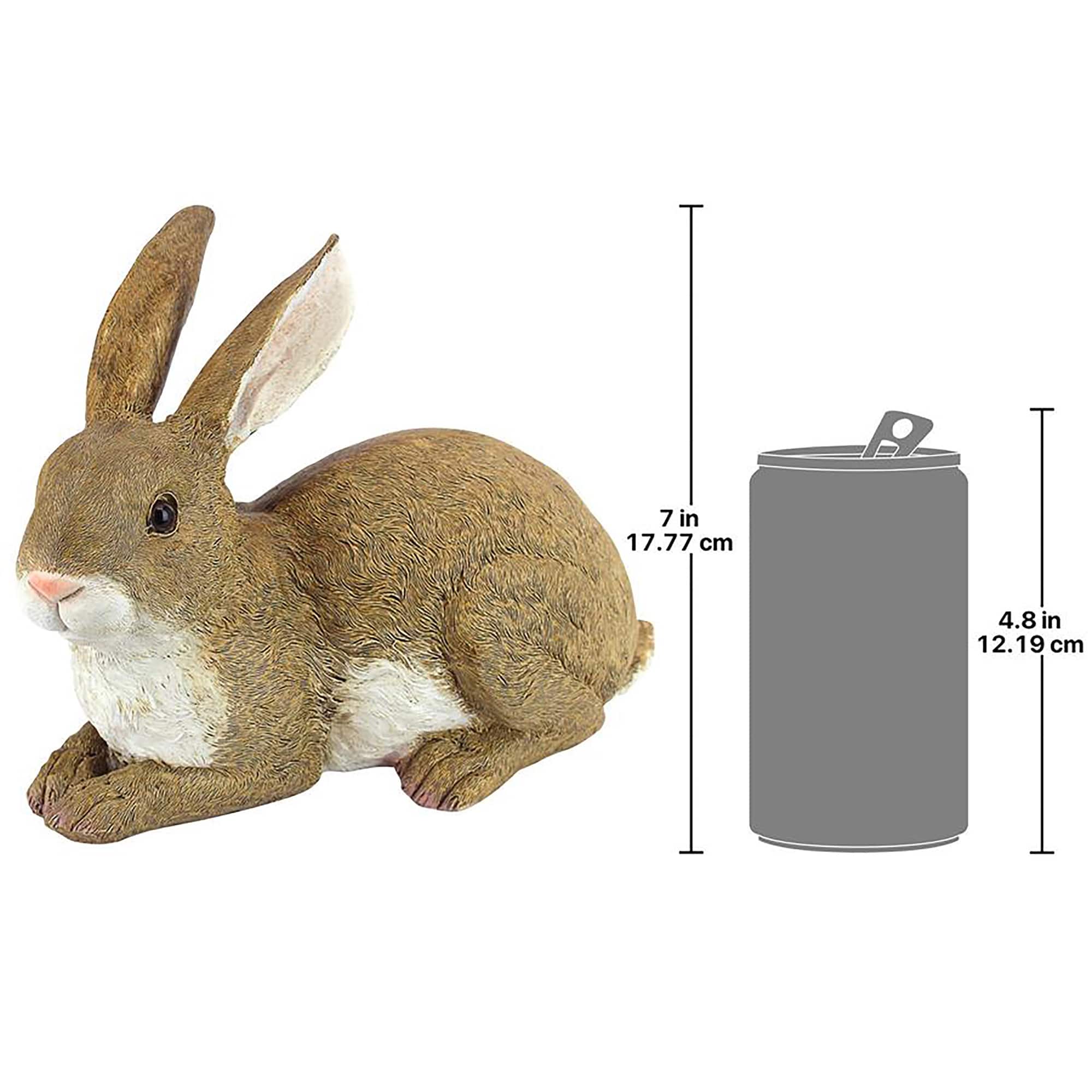 Design Toscano 7" Bashful the Garden Rabbit Statue